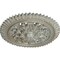 Ekena Millwork York Ceiling Medallion (Fits Canopies up to 3 5/8"), Hand-Painted Flash Gold, 21 5/8"OD x 2 1/2"P CM21YOFLS - alternate 2